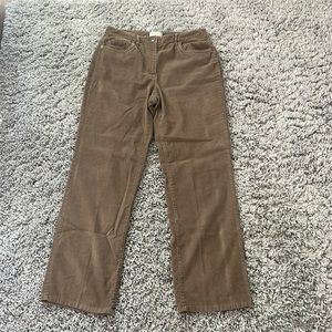 brown corduroy Talbots pants (size 12)
